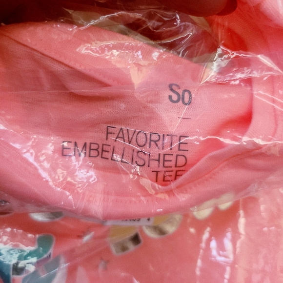 ๐50% OFF - NWTโผ๏ธ SO brand Lace-trim "Be True To You" Graphic Tee - Picture 6 of 7